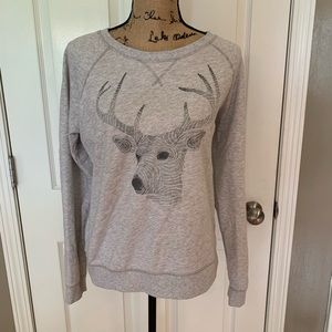 Old Navy deer crewneck